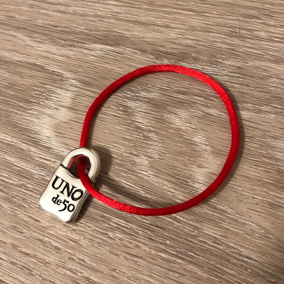 UNO de 50 Jewelry - Uno de 50 Sterling Silver Charm Bracelet, NEW UNO de 50 Jewelry - Uno de 50 Sterling Silver Charm Bracelet, NEW